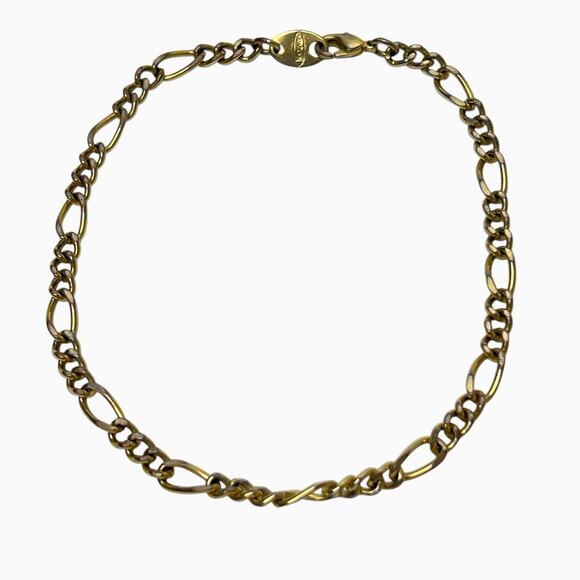 Avon Bracelets Lot 3 Assorted Gold Tone Chains Rhinestone Medium to Large Signed - Picture 7 of 11